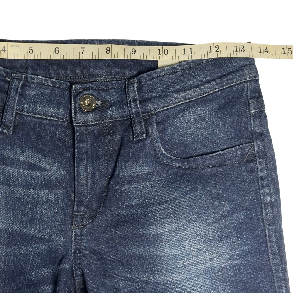 Diesel Zivy Womens Size 24 Low‎ Rise Ankle Zip Stretch Skinny Jeans Dark Wash - Picture 6 of 9